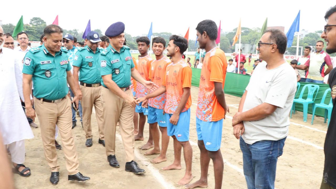 গাজীপুরে প্রথমবার 'কমিউনিটি পুলিশ কাবাডি চ্যাম্পিয়নশিপ' অনুষ্ঠিত